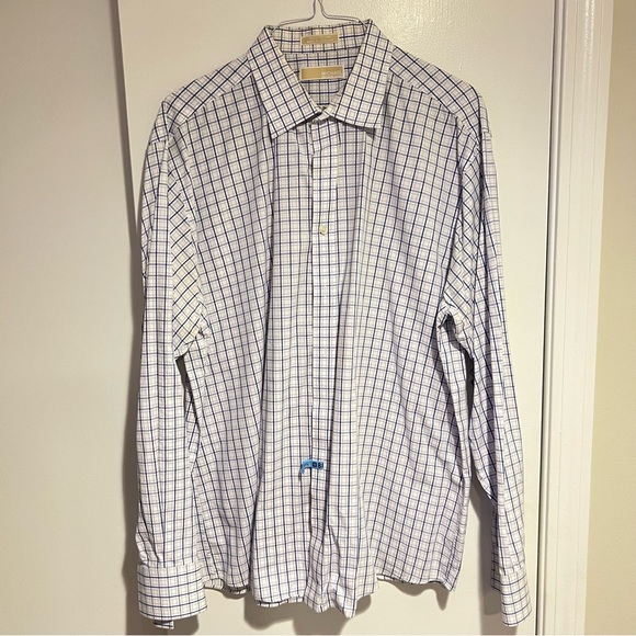 Michael by Michael Kors buttondown plaid - Picture 1 of 5